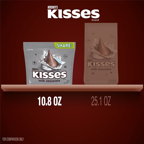 Hershey's Milk Chocolate Kisses, 10.8 oz