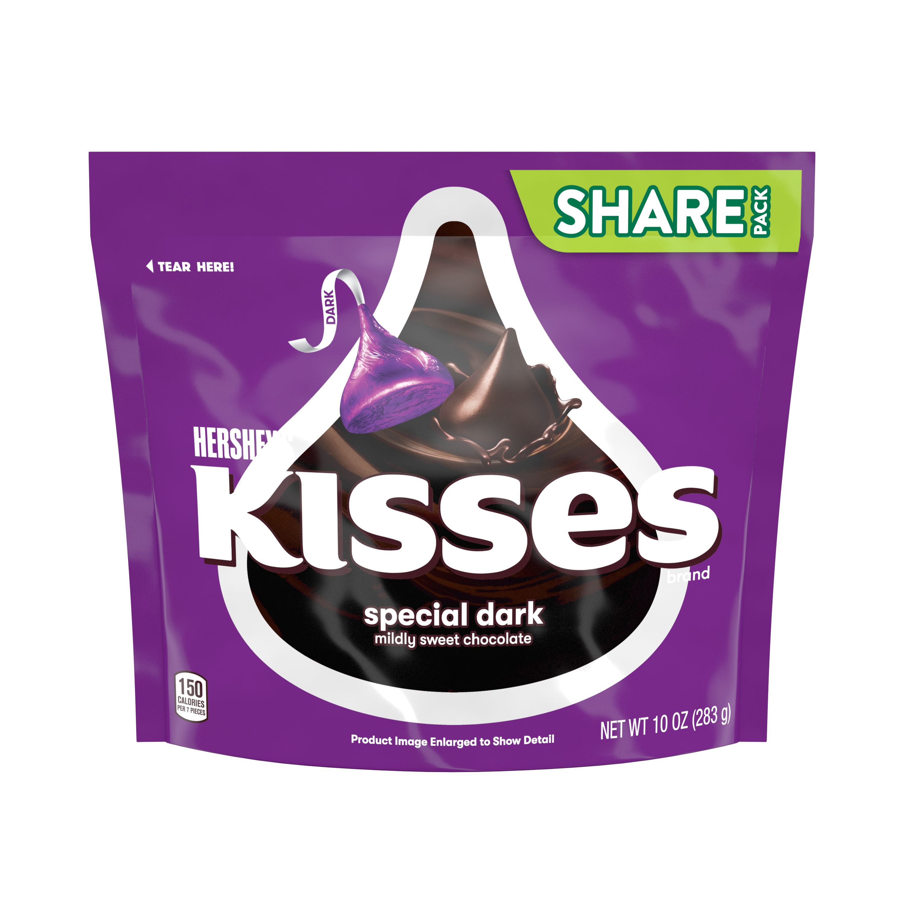 Hershey's Kisses Special Dark Mildly Sweet Chocolates, 10 OZ