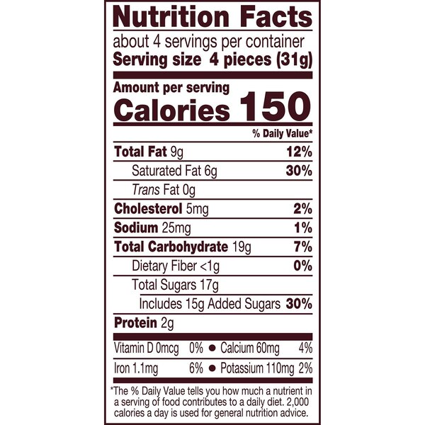 Hershey's Milk Chocolate XL Candy Bar, 16 pcs, 4.4 oz