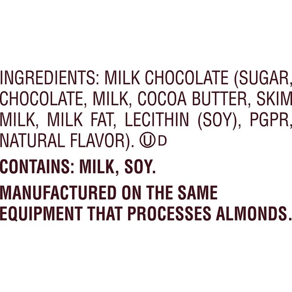 Hershey's Milk Chocolate XL Candy Bar, 16 pcs, 4.4 oz