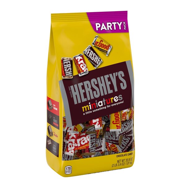 Hershey's Miniatures Assorted Chocolate Candy, 35.9 oz