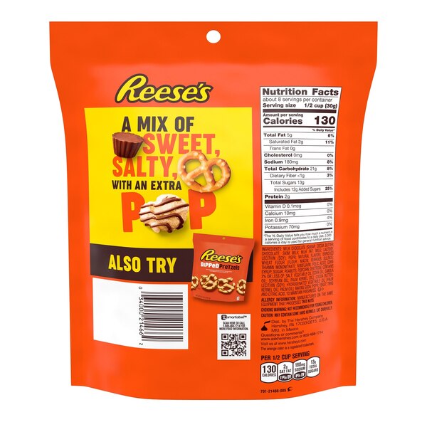 Reese's Popped Snack Mix, 8 oz