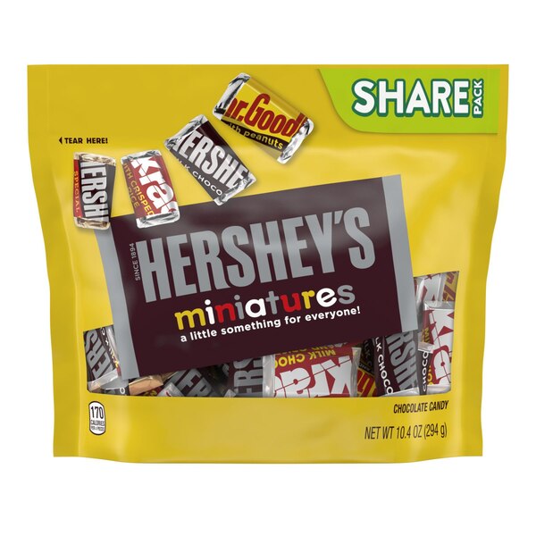 Hershey's Assorted Milk Chocolate and Dark Chocolate Miniatures