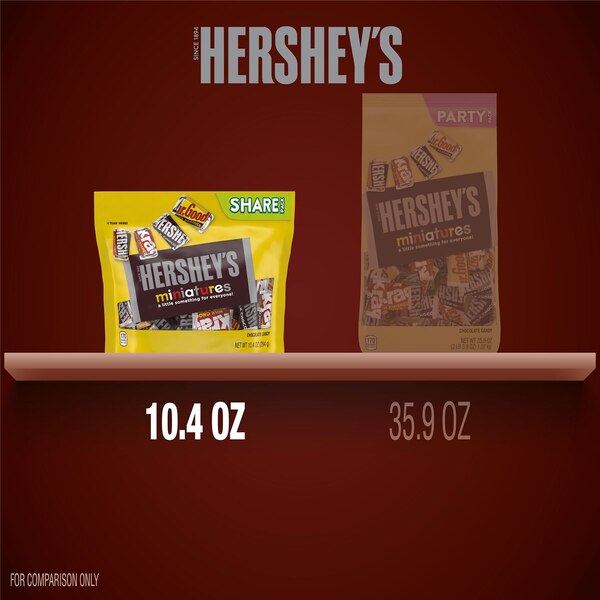Hershey's Assorted Milk Chocolate and Dark Chocolate Miniatures