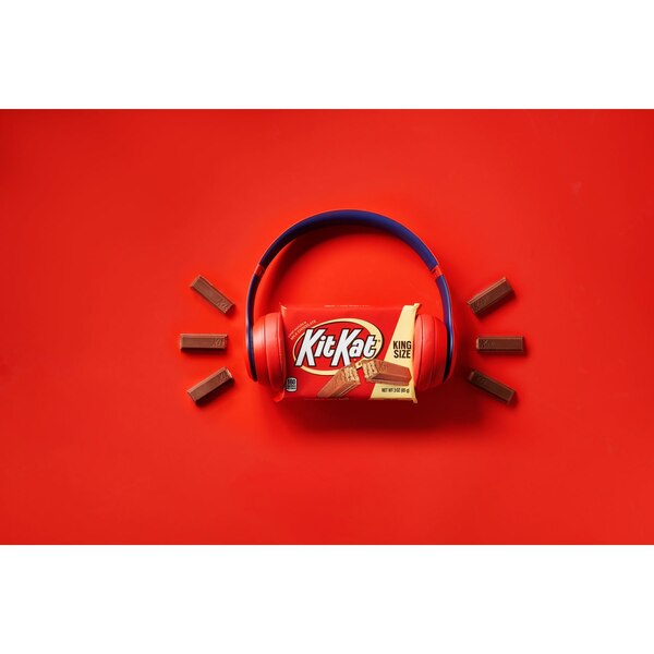 Kit Kat Milk Chocolate, King Size Wafer Candy, 3 oz
