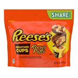 REESE'S Miniatures with Puffs Cereal Milk Chocolate Peanut Butter Cups, Gluten Free Candy Share Pack, 9.6 oz, thumbnail image