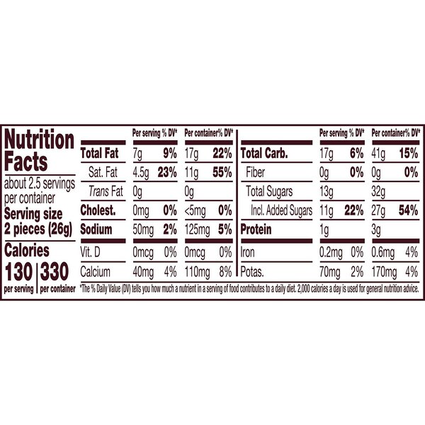 Hershey's Cookies 'N' Creme Snack Size Candy, 5 ct, 0.45 oz