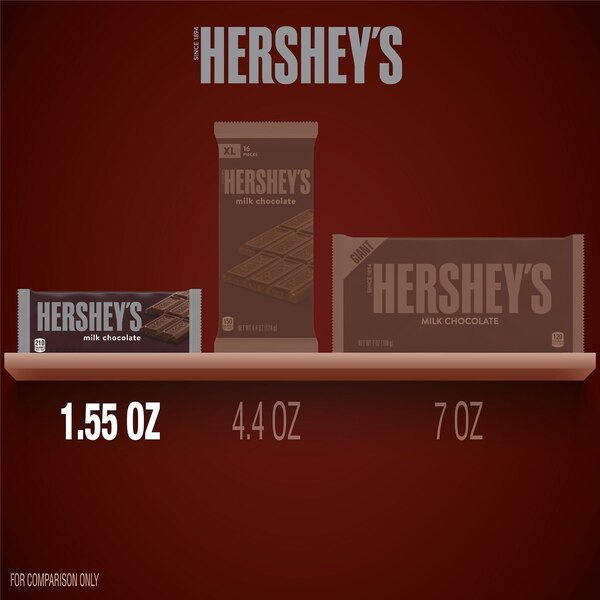Hershey's Milk Chocolate Candy, 1.55 oz