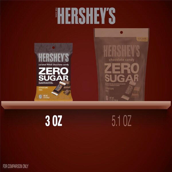 Hershey's, Sugar Free Caramel Filled Chocolate, 3 Oz