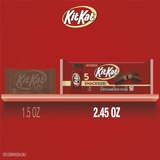 Kit Kat Milk Chocolate Snack Size Wafer Candy, 5 ct, 2.45 oz, thumbnail image