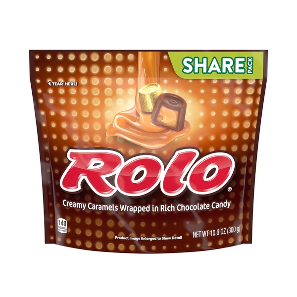 Rolo Rich Chocolate Caramels, Candy Share Pack, 10.6 oz