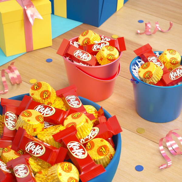 Kit Kat And Reese's Assorted Milk Chocolate Flavored Candy, 33.36 oz