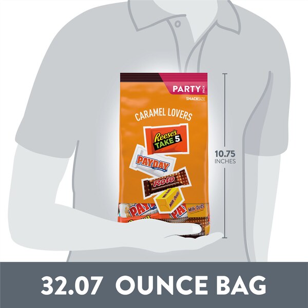 Hershey Caramel Lovers Caramel Assortment Snack Size Candy, 32.07 oz