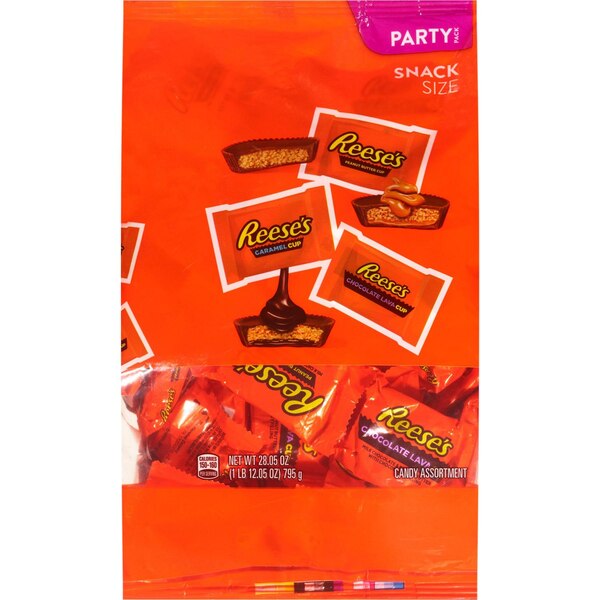 Jolly Rancher, Kit Kat and Reese's Assorted Flavored Snack Size, Candy Party Pack, 34.19 oz