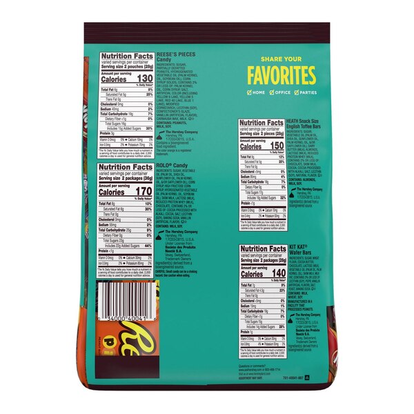 Hershey's, Assorted Snack Size Party Pack, 33.08 oz