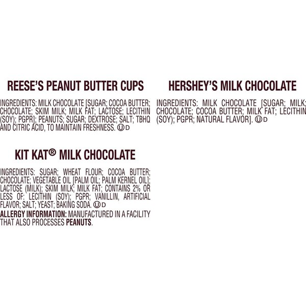 Hershey's, Kit Kat® And Reese's Assorted Milk Chocolate Candy, 18 ct, 27.3 oz