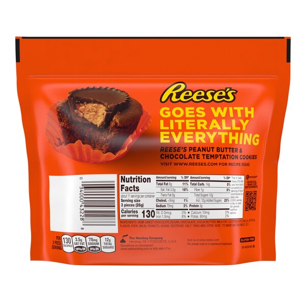 Reese's Miniatures Dark Chocolate Peanut Butter Cups, 10.2 oz