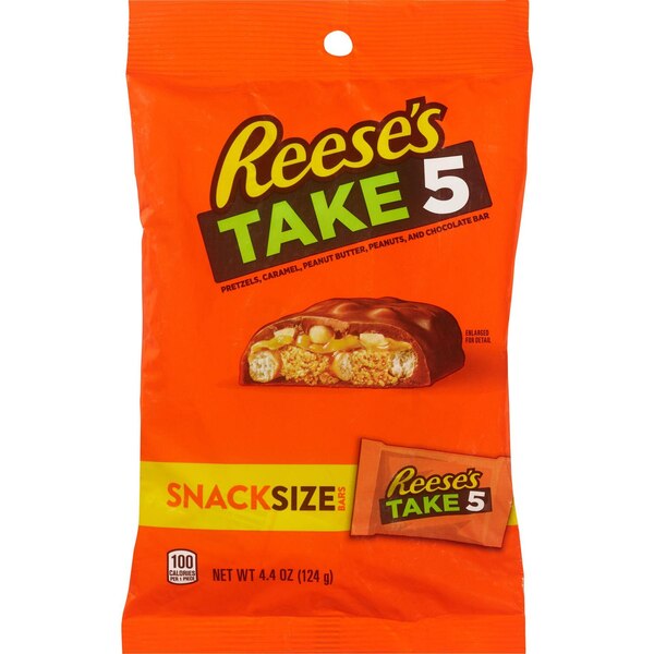 Reese's Take 5, Snack Size, 4.4 oz