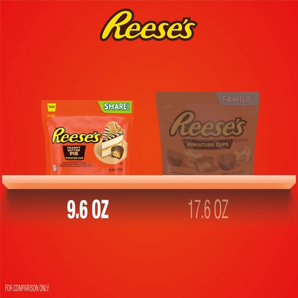 Reese's Miniatures Dark Chocolate Peanut Butter Cups, 10.2 oz