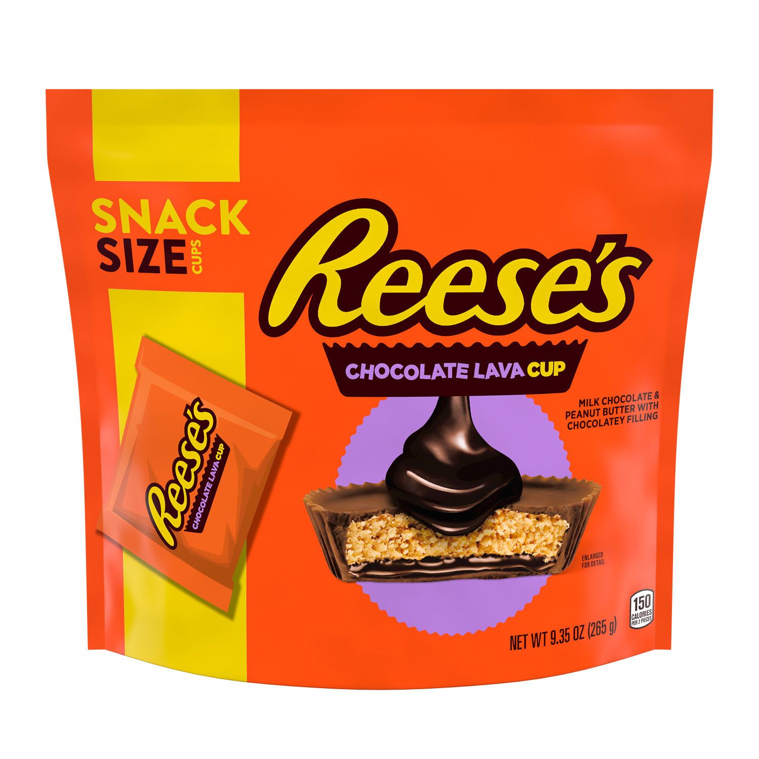 Reese's, Milk Chocolate Peanut Butter Snack Size Cups Candy, 10.5 oz
