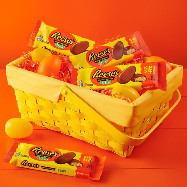 Reese's, Milk Chocolate Peanut Butter Eggs, King Size, 2.4 oz