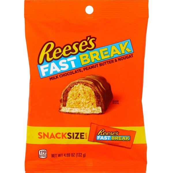 Reese's FastBreak Snack Size Bag, 4.69 oz