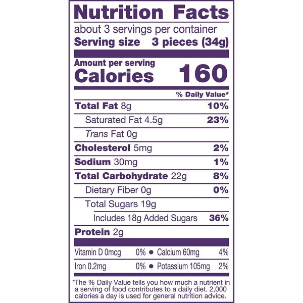 Cadbury, Caramello Minis Peg Bag, 3.6 oz