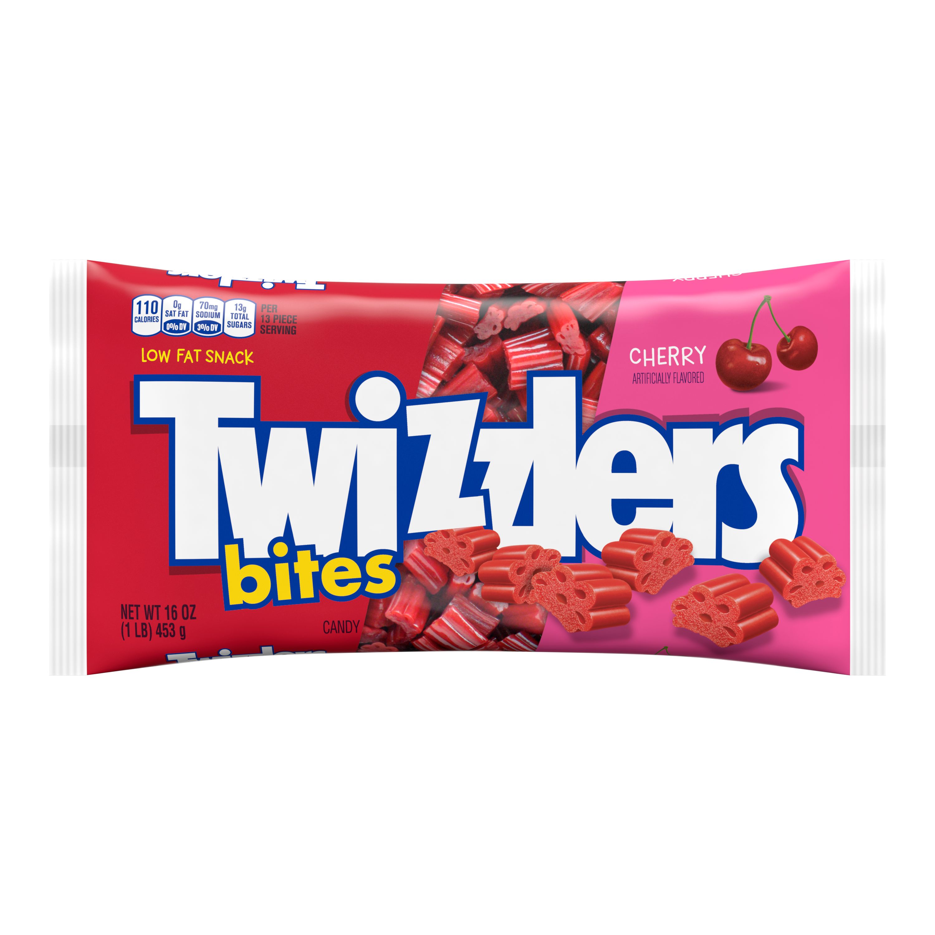 Twizzlers Bites Cherry Flavored Chewy Candy, 16 OZ