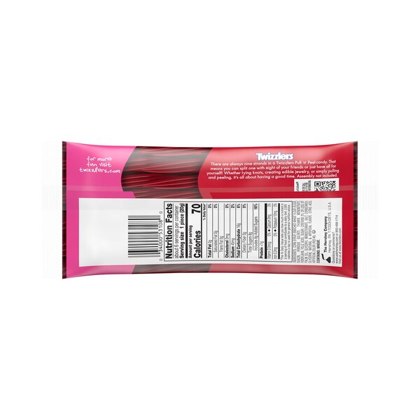 Twizzlers, Pull n Peel King Size Licorice Style Candy, 4.2 oz