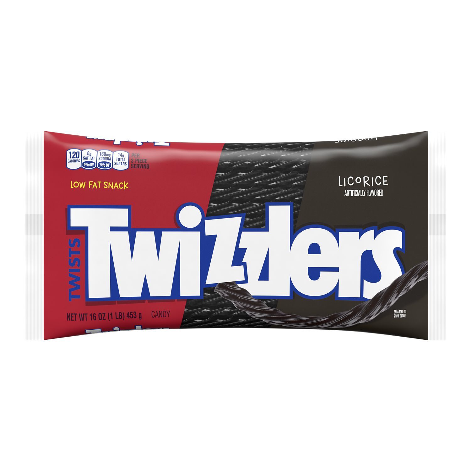 Twizzlers Twists Licorice Chewy Candy, 16 OZ