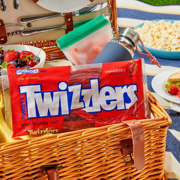 Twizzlers Twists Strawberry Candy Bag, 16 oz