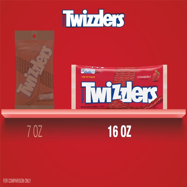 Twizzlers Twists Strawberry Candy Bag, 16 oz