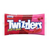 Twizzlers Pull N' Peel Cherry Flavored Licorice Style, Low Fat Candy Bag, 14 oz, thumbnail image
