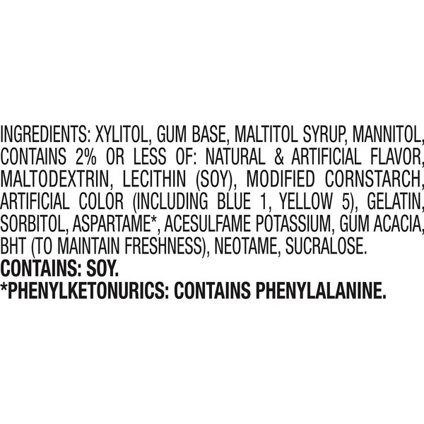 Ice Breakers Flavor Shifters Wintergreen to Coolmint Flavored Sugar Free Chewing Gum Bottle, 40 pcs, 3.24 oz