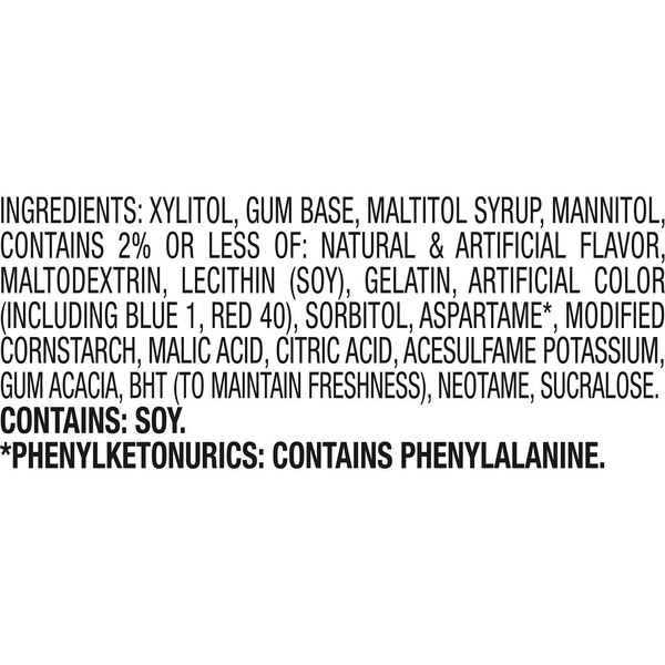 Ice Breakers Flavor Shifters Wild Berry to Coolmint Flavored Sugar Free Chewing Gum Bottle, 40 pcs, 3.24 oz