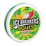 Ice Breakers Sours, Assorted Fruit Flavored Sugar Free Breath Mints, 1.5 Oz, thumbnail image