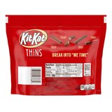 Kit Kat Thins Individually Wrapped Milk Chocolate Wafer Candy Bars, 7.37 oz, thumbnail image