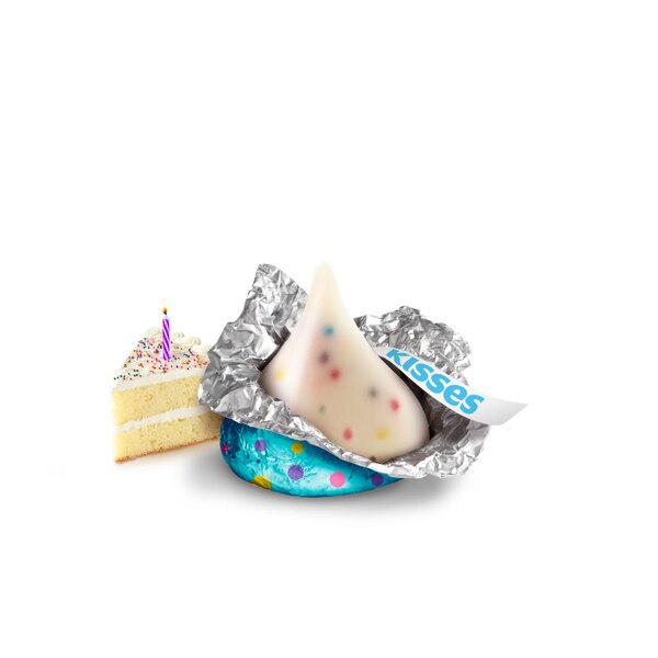 Hershey's Kisses Birthday Cake Flavored Candy, 10 oz