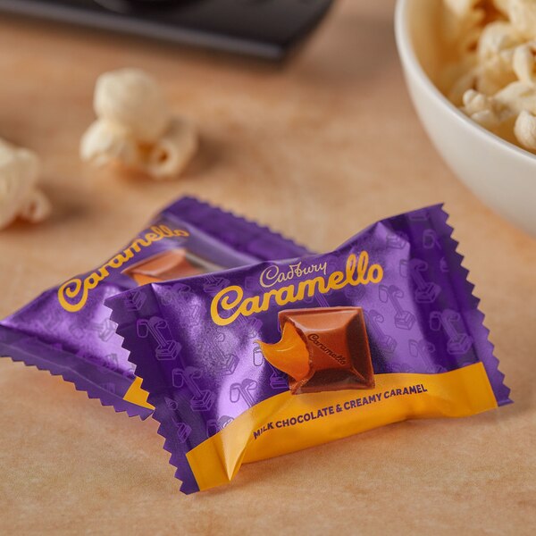 Cadbury Carmello Miniatures Milk Chocolate and Caramel Candy Share Pack, 8 oz
