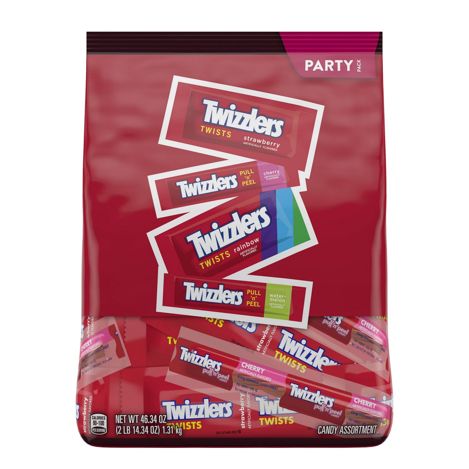 Twizzlers, Assorted Party Bag, 46.3 oz