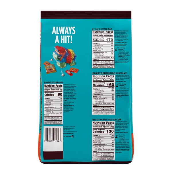 Hershey's, Kit Kat And Reese's Assorted Flavored Miniatures, Candy Party Pack, 31.41 oz