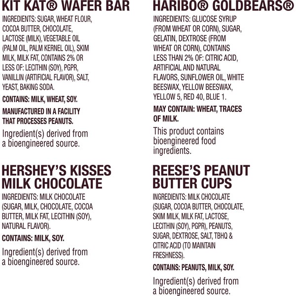 Hershey's, Kit Kat And Reese's Assorted Flavored Miniatures, Candy Party Pack, 31.41 oz