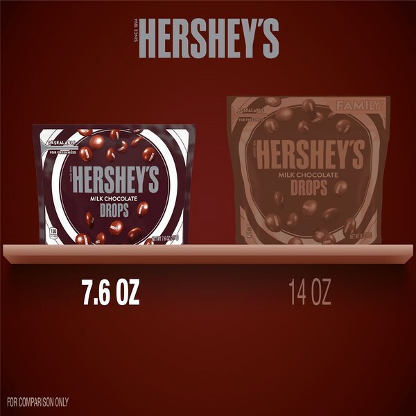 Hershey's Drops Milk Chocolate Candy, 7.6 oz