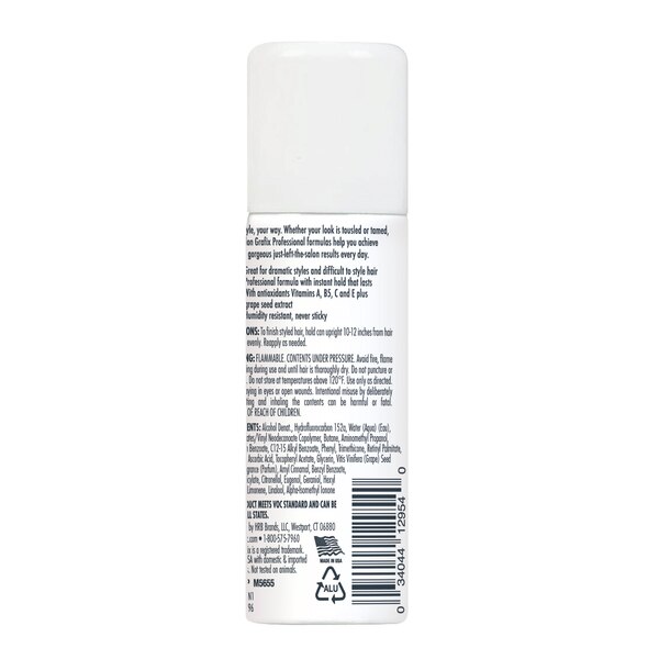 Salon Grafix Freezing Hair Spray, Mega Hold, 1.5 OZ
