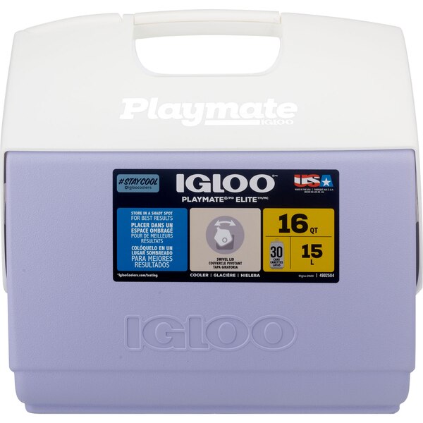 Igloo 16-Quart PlayMate Elite Cooler, Lilac Breeze