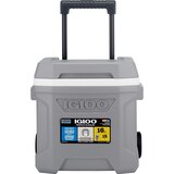 Igloo 16-Quart Profile II Roller Cooler, Gray, thumbnail image