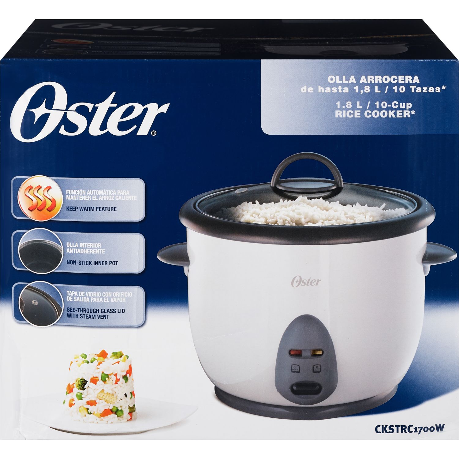 Oster 10 Cup Rice Cooker White CVS