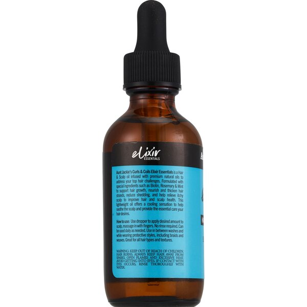 Aunt Jackie's Elixir Biotin & Rosemary Hair & Scalp Oil, 2 OZ