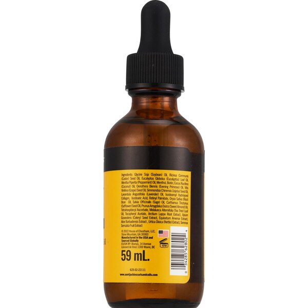 Aunt Jackie's Saw Palmetto & Jamaican Black Castor Hair & Scalp Oil, 2 OZ