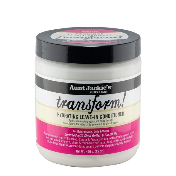 Aunt Jackie's TRANSFORM Hydrating Leave-In Creme Conditioner, 15 OZ